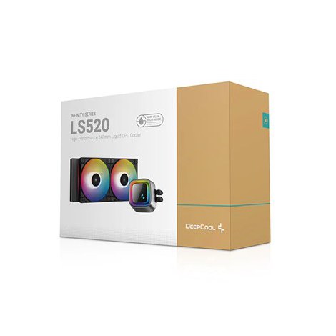 Deepcool | LS520 A-RGB | CPU Liquid Cooler | Black | Intel, AMD - 5